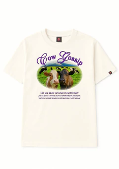 camiseta cow best friends