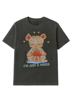 camiseta estonada signo peixes