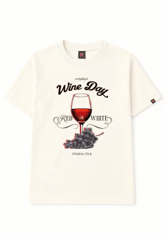 camiseta drink wine