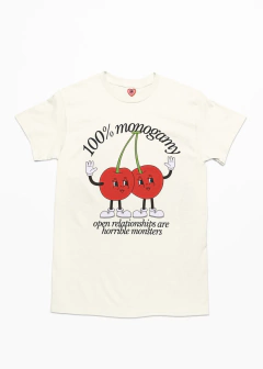 camiseta 100% monogamy