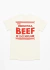 Pequenos defeitos - camiseta Original Beef frente e costas