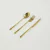 Set Cubiertos Zunyi Dorado para 2 personas (6 piezas) - comprar online