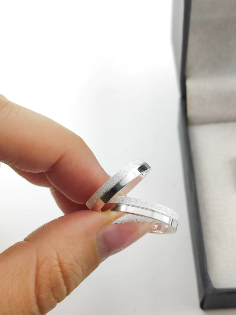 ALIANÇA VENEZA III - PRATA 950 LEGÍTIMA - comprar online