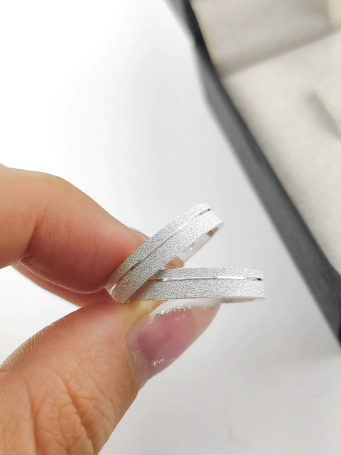 ALIANÇA VENEZA II - PRATA 950 LEGÍTIMA - comprar online