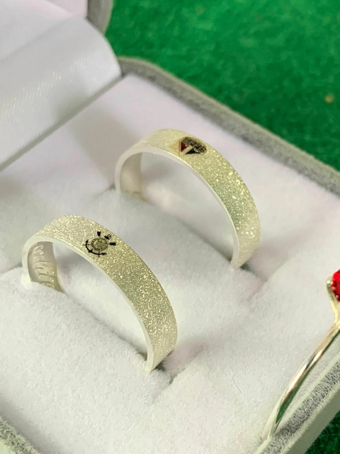 Aliança majestoso 3mm em prata 950 legítima