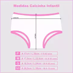 Calcinha Infantil Estampas Divertidas na internet