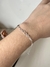 Pulseira infinito e zircônia - Dy Pratas