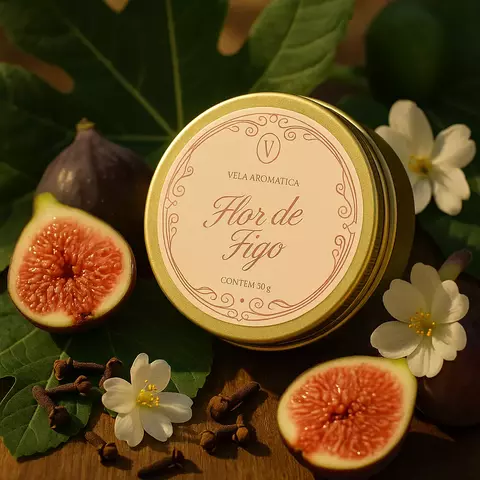Vela Aromática FLOR DE FIGO - 90g