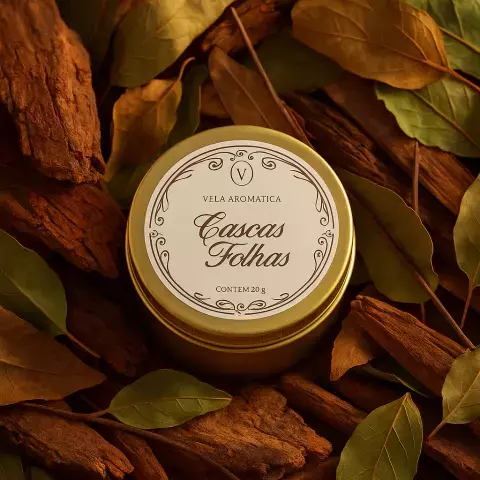 Vela Aromática CASCAS E FOLHAS - 90g - comprar online