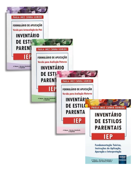 IEP - KIT COMPLETO (COM MANUAL) - INVENTÁRIO DE ESTILOS PARENTAIS - JURUÁ