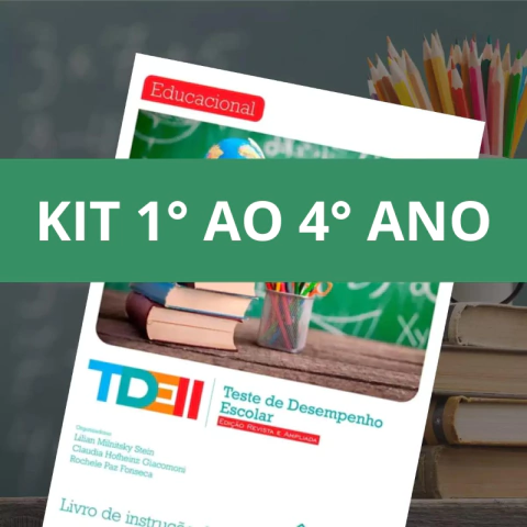 TDE II - COLEÇÃO - TESTE DESEMPENHO ESCOLAR 1 ao 4 ANO 2a ED - VETOR