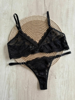 Conjunto Puntilla c/Less Regulable - Art. B300/1-Shina - Habia Una Vez Lingerie