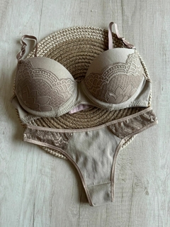 Conjunto Tasa Soft Algodon/Puntilla c/Less Clasica – B540/1 - tienda online
