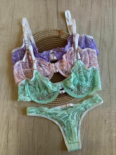 Conjunto Puntilla c/Aro Detalle de Bretel – B960/1 – Dulce Abril