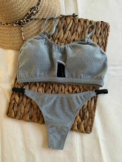 Imagen de Bikini Lurex Abierto en Busto c/Tasa Desmontable y Less Regulable – BK105/1