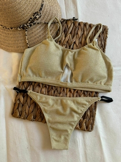 Bikini Lurex Abierto en Busto c/Tasa Desmontable y Less Regulable – BK105/1 - Habia Una Vez Lingerie