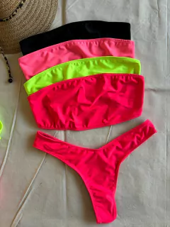 Conjunto Bikini Top Con Less en V - BKH430/1 - Habia Una Vez Lingerie