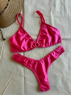 Conjunto Bikini Con Argolla Central y Less en V - BKH440/1