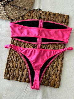 Conjunto Bikini Top c/Frunce y Less Regulable - BKH490/1 - comprar online