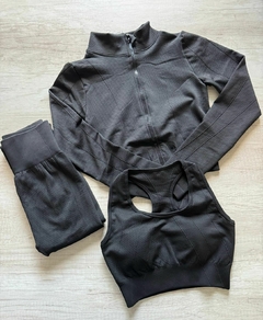 Conjunto Deportivo "Texturado" 3 Piezas – Calidad Premium – Dep6011/1 - Habia Una Vez Lingerie