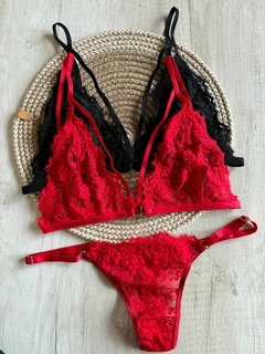 Conjunto Puntilla c/Tira en Escote y Less Regulable – H2051/1 en internet