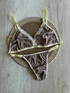 Imagen de Conjunto Micro-Morley Algodon - Detalle Puntilla - Art. H253/1
