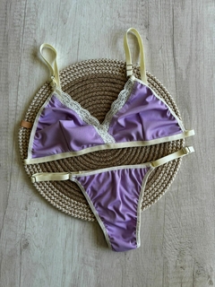 Conjunto Micro-Morley Algodon - Detalle Puntilla - Art. H253/1 - tienda online