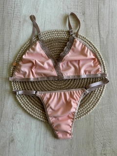 Conjunto Micro-Morley Algodon - Detalle Puntilla - Art. H253/1 en internet