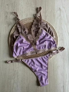 Conjunto Micro-Morley Algodon - Detalle Puntilla - Art. H253/1-v2 - comprar online
