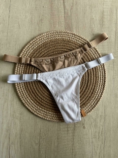 Colaless Algodón – Elástico Ancho Regulable c/Puntilla - MRK4425/2 - Habia Una Vez Lingerie