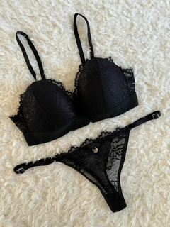 Conjunto triangulito soft de puntilla eyelash - MEL3125/1 en internet