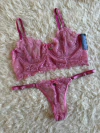 Conjunto de corset con aro de puntilla eyelashy - MEL3660/1 - comprar online