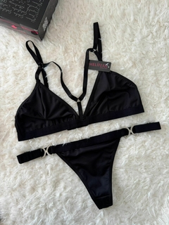 Conjunto brallete con tiras en escote y colaless con accesorios - MEL3750/1 en internet