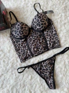 Conjunto de corset de taza soft de microfibra y breteles shine con colaless regulable - MEL3760/1 - comprar online
