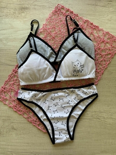 Conjunto Teen Estampado c/Taza Desmontable y Vedetina – MRY3023/1 - comprar online