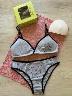 Conjunto Teen Estampado c/Taza Desmontable y Vedetina – MRY3023/1 - tienda online