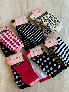 Medias 1/2 Caña Mujer Estampados - SYK1614/2