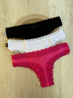 Colaless Algodon/Lycra c/Puntilla- SYK100/3 en internet