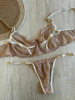 Conjunto Puntilla c/Aro y Tasa c/Aberturas- Deluxe - Art. X2038/1 - Habia Una Vez Lingerie