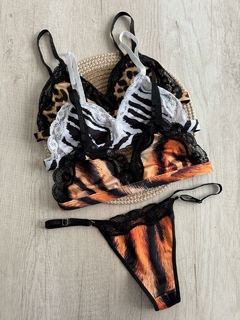 Conjunto Microfibra c/Detalle Puntilla - Deluxe - Art. X2055/1 - v2 en internet