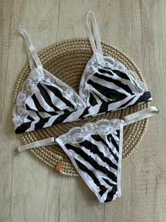 Conjunto Microfibra c/Detalle Puntilla - Deluxe - Art. X2055/1 en internet