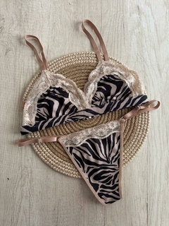 Conjunto Microfibra c/Detalle Puntilla - Deluxe - Art. X2055/1 - v2