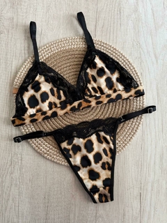 Conjunto Microfibra c/Detalle Puntilla - Deluxe - Art. X2055/1 - v2 en internet