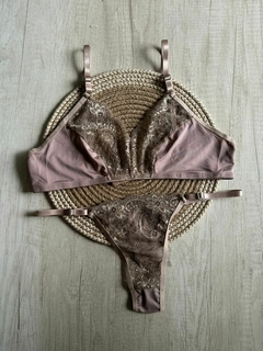 Imagen de Conjunto Microfibra/Puntilla c/Less Regulable – X3243/1