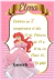 Invitación Personalizada -Princesa Ariel - tienda online