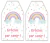 Kit Imprimible Personalizado - Arco Iris pastel