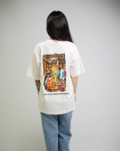 Camiseta oversized unissex — Jesus Cura na internet
