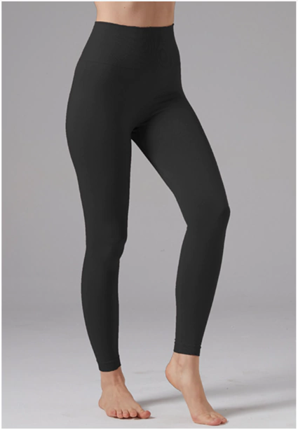 Calza Lisa Push Up NEGRA (importada)