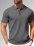 Chomba microfibra elastizada Modelo POLO - GRIS- (importado)
