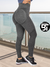 Calza Seamless Importada Fresh push Up ! Gris Oscuro
